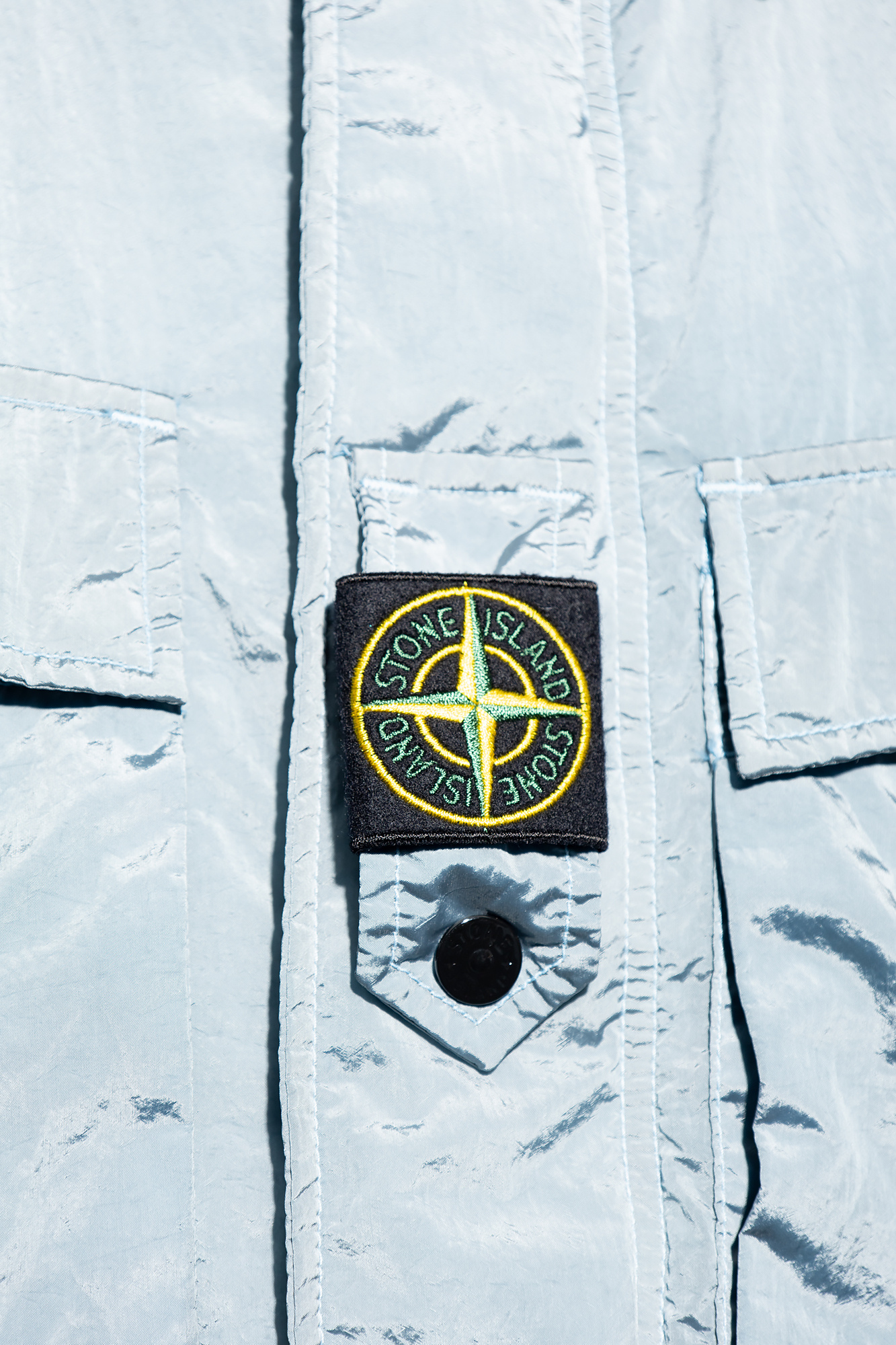 Light blue 2024 stone island overshirt